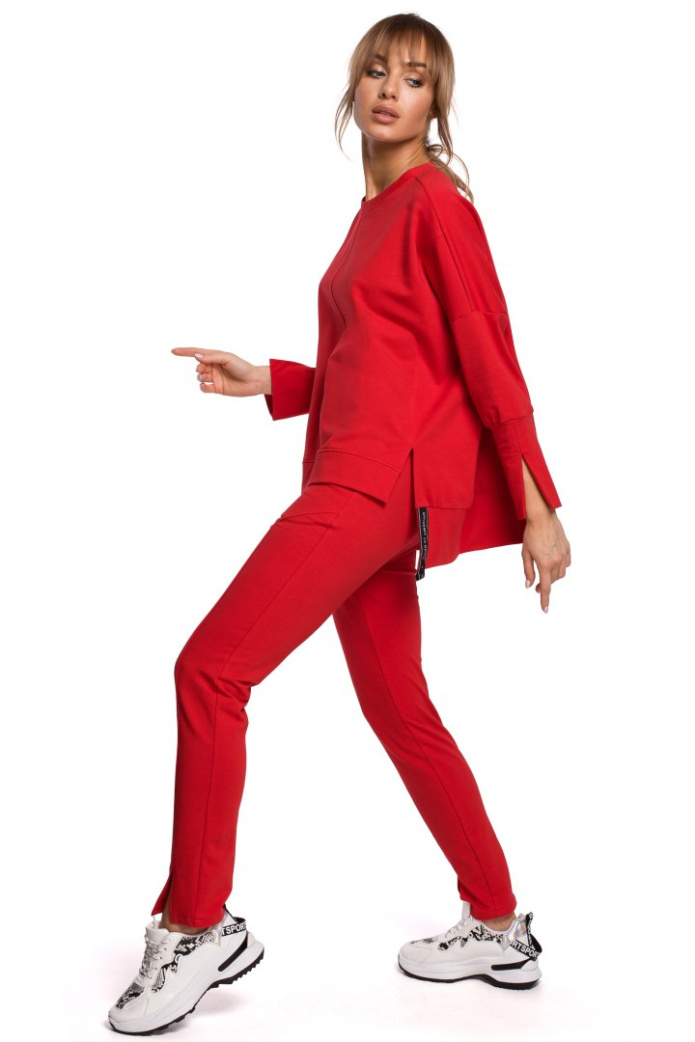 Spodnie Damskie - czerwone
